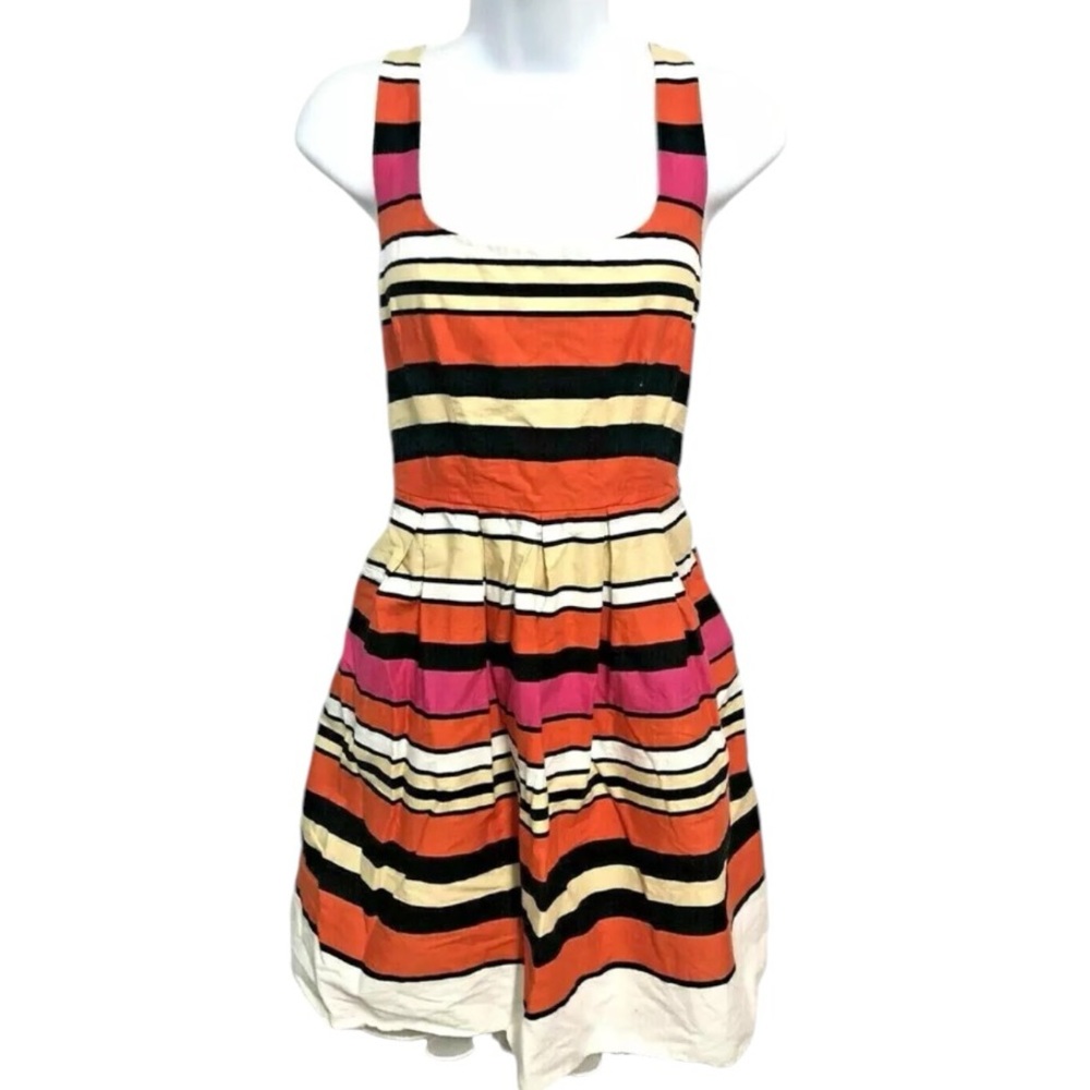 City Triangles Dress Striped Sleeveless with pockets